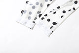 KYLETHOMASW  -  Backless Elegant See Through Maxi Dress Women Polka Dots Print Low-Neck Sleeveless Summer Holiday Ruched Sexy Outfits