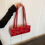 KYLETHOMASW  -  Niche Bow Bag Female 2025 New One-shoulder Underarm Bag All-match Slung Portable Cylinder Design Handbag Women