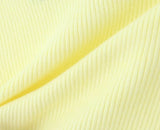 KYLETHOMASW  -  Sexy Chic Cropped Sweater Vest Yellow Spring Summer Knitted Hollow Out Women Ladies Knitwear Sweater Jersey Crop Top New
