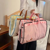 KYLETHOMASW  -  Large Capacity Travel Storage Bag Divided Storage Hanging Luggage Organizing Bag Space Saving Moisture-proof Handheld Sorage Bag