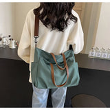 KYLETHOMASW  -  Women's Multi-Pocket Handheld Tote Bag, Simple And Fashionable Shoulder Crossbody Bag, Lightweight And Foldable Shoulder Bag