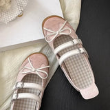 KYLETHOMASW  -  Women Ballet Flats Fashionable Elegant Round Toe Shoes Women Comfortable Street Style Soft Sole Ballet Shoes Mary Jane Shoes