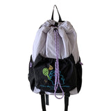 KYLETHOMASW  -  Cartoon Puppy Sport Racket Storage Backpack Lightweight Large Capacity Fitness Shoulder Bag Tennis Nylon Drawstring Fitness Bag