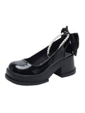 KYLETHOMASW  - Aleeya Pearl Chain Platform Shoes