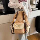 KYLETHOMASW  -  Women's Soft Big Cloth Backpacks New in Fashion Summer Backpack Girls School Book Bag Cute Travel Back Pack
