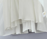 KYLETHOMASW  -  French Indie Folk Elegant White Lace Embroidery Lace V-neck Cotton Sleeveless Dress For Women White Tank Dress