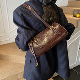 KYLETHOMASW  -  Winter Small PU Leather Square Handbags and Purses Women's Underarm Bag Trend Brand Solid Color Shoulder Bags