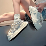 KYLETHOMASW  -  Casual Women Shoes 2025 Big Head Thick Bottom Lace-up Fashion Women Sneakers Versatile Street Style Ladies Shoes Tenis Feminino