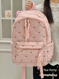 KYLETHOMASW  -  Cute College Sle Bapa Lightweight Travel Women's oulder Bag Double Layered Polyester Inner Material Zipper Closure