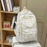 KYLETHOMASW  -  Floral Print Mochilas Mujer High Capacity Mochila Student Bag Japan College Style Bolsas Commuter Backpack Bags for Woman