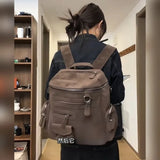 KYLETHOMASW  -  High Capaci mochila New Travel bag Spacious Durable mochilas mujer Y2k Student bolsas Versatile bags for woman vintage backpack