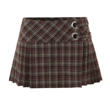 KYLETHOMASW  -  Midi skirts for women low rise skirt vintage plaid skirts womens Summer clothes mini skirts korean fashion