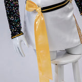 KYLETHOMASW  -  Mira Cosplay Costume Wig Shoes Black Coat Singing Suit Song-Promotion Costume Women Halloween Party Role Playing Outfit