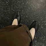 KYLETHOMASW  -  New Knot Flat Bot Single Shoes Women's Slip-On Ballet Shoes Mary Janes Spring and Autumn Casual Fashion Footwear