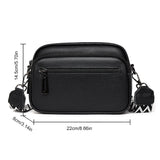 KYLETHOMASW  -  Women Crossbody Bag Casual Leather Shoulder Handbag Solid Travel Purse Vintage Adjustable Shoulder Straps Tote Bag Clutch Purse