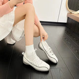 KYLETHOMASW  -  Women's Ballet Style Flats Fashion Lace-up Retro Mary Jane Casual Shoes Spring Summer Comfortable Lightweight Ballet Sneakers