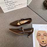 KYLETHOMASW  -  Shoes On Heels Female Footwear Pointed Toe Clogs Platform Shallow Mouth Casual Sneaker Fashion Women's Dress New Creepers S