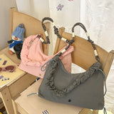 KYLETHOMASW  -  Women Shoulder Crossbody Bag Japanese Large Canvas Messenger Bags for Student Brand Book Bags Female Handbag Satchels 크로스백