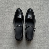 KYLETHOMASW  -  Classic Women's Mary Jane Shoes Exquisite Soft Leather High Heels for Woman French Casual Shoes Designer Shoes Zapatos De Mujer