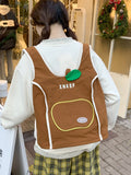 KYLETHOMASW  -  Large Capaci Apple Bag Portable Lightweighte Mochila Travel Mochilas Mujer Fashion Bolsas Gift Bags for Woman Practical Backpack