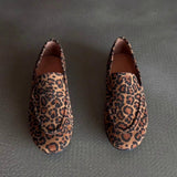 KYLETHOMASW  -  New Retro Women Shoes Exquisite Leopard Print Loafers for Woman Classic Britain Casual Shoes Luxury Designer Shoes Zapatos Mujer