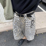 KYLETHOMASW  -  Y2k Clothes Calf-length Pants Leopard Spring Summer Vintage Loose Pantalones De Mujer Streetwear Fashion Trousers
