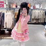 KYLETHOMASW  -  Cute Cartoon Rabbit Ear Round Bag Plush Sac Femme Lolita Exquisite Bolsos De Mujer Crossbady Bags for Woman Japan Anime Bolso