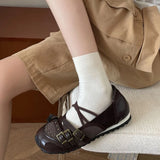 KYLETHOMASW  -  Casual New Women Flat Shoes 2025 Fashion Comfortable Outside Women Shoes Round Toe High Quality Lightweight Single Shoes