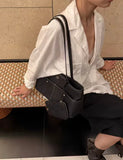 KYLETHOMASW  -  Vintage Denim Women Handbag and Purse Trend Designer Female Shoulder Bag Multi-pocket Ladies Big Totes Work Commute Underarm Bag
