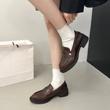 KYLETHOMASW  -  Women's Flat Shoes Autumn New Women Mary Jane Shoes Hot Sale Simple Ladies Fashion Causal Uniform Shoes Thick Bottom Non-slip