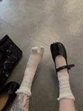 KYLETHOMASW  -  Comfortable Soft Breathable Cotton Summer Thin Split Toe Woman Mesh Socks Ice Cream Candy Color Two-Toed Japanese Tabi Sox