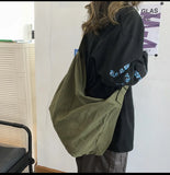 KYLETHOMASW  -  Y2k Aesthetic Solid Vintage Ins Shoulder Bag Streetwear Preppy College Students Crossbody Bags Casual All Match Women's Handbags