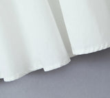 KYLETHOMASW  -  Sexy Bra Chest With Wire Corset Style Low Waist Spliced Ruched Pleated Swing Slit Long Midi Dress Women Bodycon Sling Robe White