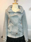 KYLETHOMASW  -  American Retro Gray Hoodie For Women With Vintage Design High-End And Fashionable Versatile Hoodie Temperament Socialite