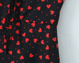 KYLETHOMASW  -  French Retro Black Print Bow Square Collar Short Elastic Puff Dress Women Zipper Back Slim Waist Slit Hem Mini Dresses Robe Blue