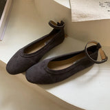 KYLETHOMASW  -  Brand Autumn Women Flat Shoes Ladies Round Toe Mary Jane Shoes Soft Sole Shallow Slip On Ballerinas Shoe Dree Shoes Mule