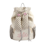 KYLETHOMASW  -  Rabbit Ear Mochila Polka Dot Stripe Backpack Large Capacity Bag Fashion Backpacks Travel Outdoor Mochilas Mujer Bolsas Feminina
