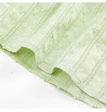 KYLETHOMASW  -  Sweet Girl Fresh Lace Puff Short-sleeved Shirts Women's Summer Bow Lace-up Slim Short Temperament Pullover Tops Female Clothing