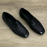 KYLETHOMASW  -  British Style Spring Summer Casual Women's Lightweight Flat Shoes 2025 Fashion Office  Ladies Retro Leather Loafers Women Flats