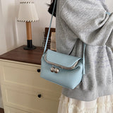 KYLETHOMASW  -  Women's Small PU Leather Clasp Crossbody Bag Retro Daily Dating Party Shoulder Bags New Trend Solid Handbags and Purses