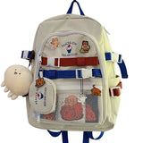 KYLETHOMASW  -  Japanese Harajuku antique girl bag female Korean all-match chic large-capacity backpack high school students backpacks