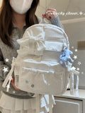 KYLETHOMASW  -  Large Capacity Backpacks Student Bow Korean Style Backpack Ins