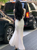 KYLETHOMASW  -  Women Elegant  Mermaid Dress Summer New Fashion Beige Vestidos Female Bodycon Dresses Prom Evening Party Fashion Clothing