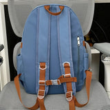 KYLETHOMASW  -  High-capacity Vintage Striped Backpack Streetwear All Match Travel Backpacks Casual Students Grunge Ins Schoolbags Y2k Aesthetic