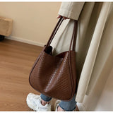 KYLETHOMASW  -  Business Tote Bag With Large Capacity For Commuting, Retro And High-End Texture Fashionable Versatile Shoulder Bag For Women