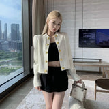 KYLETHOMASW  -  Autumn  New High Quality Classic Gold Button Coat Women's Fashion Elegant OL Jackets Casual Jaqueta Casaco Chaquetas