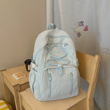 KYLETHOMASW  -  Women's Large Capacity Drawstring Backpack Female Fresh Aesthetic Daily School Book Bag New Fashion Trend Back Pack