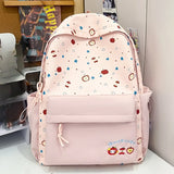 KYLETHOMASW  -  Y2k Star Printing Sweet Kawaii Backpack Women Students Casual Letter Embroidery Backpacks Fashion High-capacity Cute Schoolbags