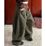 KYLETHOMASW  -  Street Loose Casual Slouchy Jeans American Vintage Machete Wide Leg Pants Harajuku Y2K Subculture Hiphop Denim Trousers