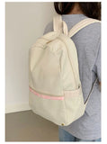 KYLETHOMASW  -  High-capacity Women Students Simple Backpack Preppy Y2k Aesthetic Casual Travel Backpacks All Match Fashion Kawaii Schoolbags